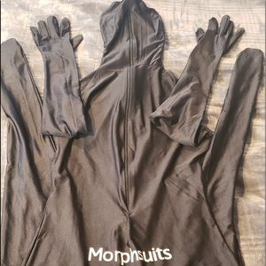 Halloween costume: Black Morph Suit
